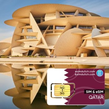 Sim Du Lịch Qatar 15 Ngày Tốc Độ Cao 4G